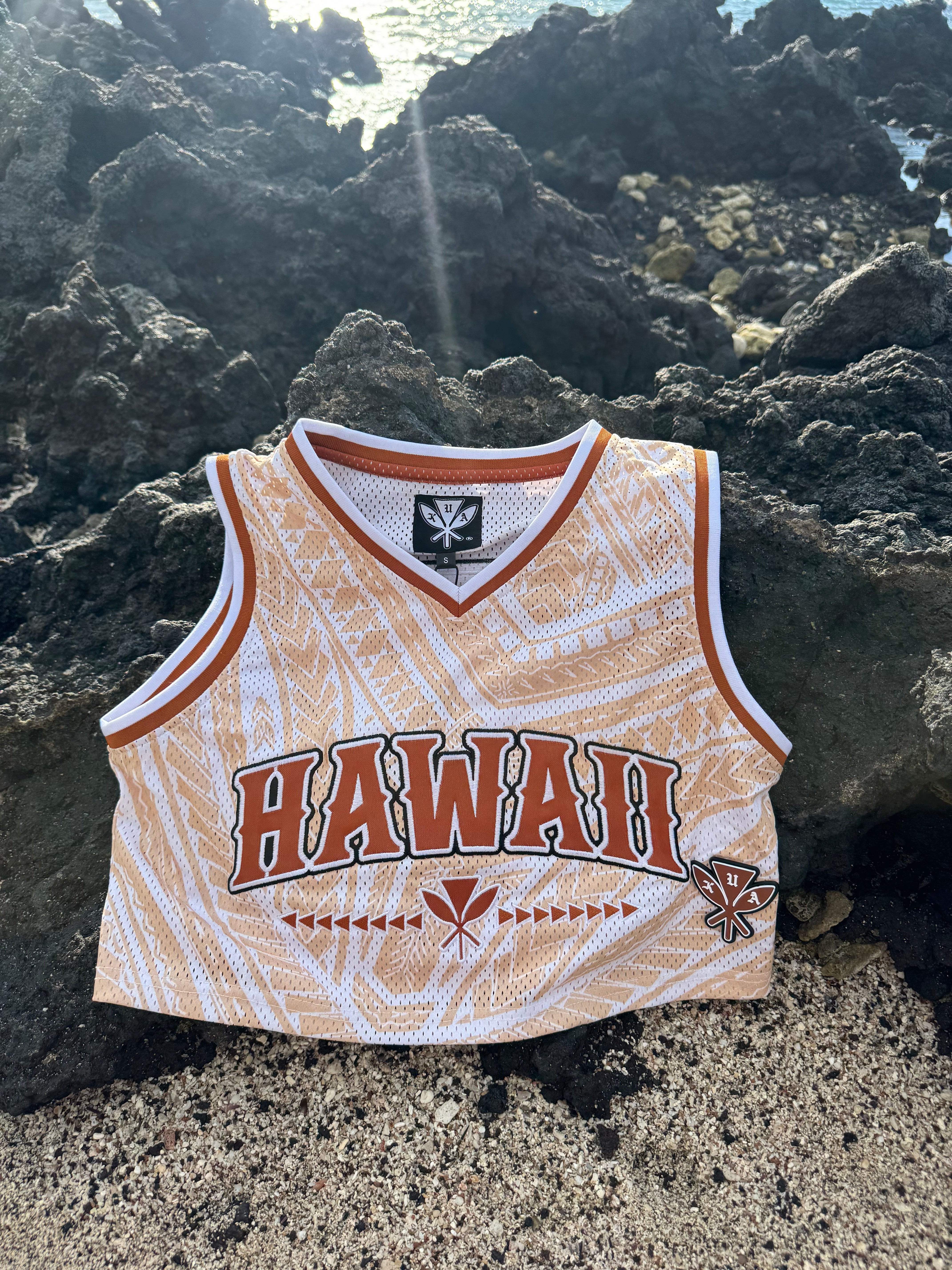 Tribal "Caramel" Basketball Crop Jersey - Hawaii