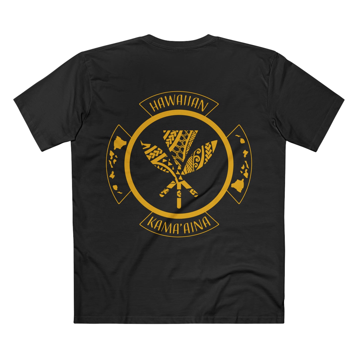 Kama'aina Gold Tee - Black