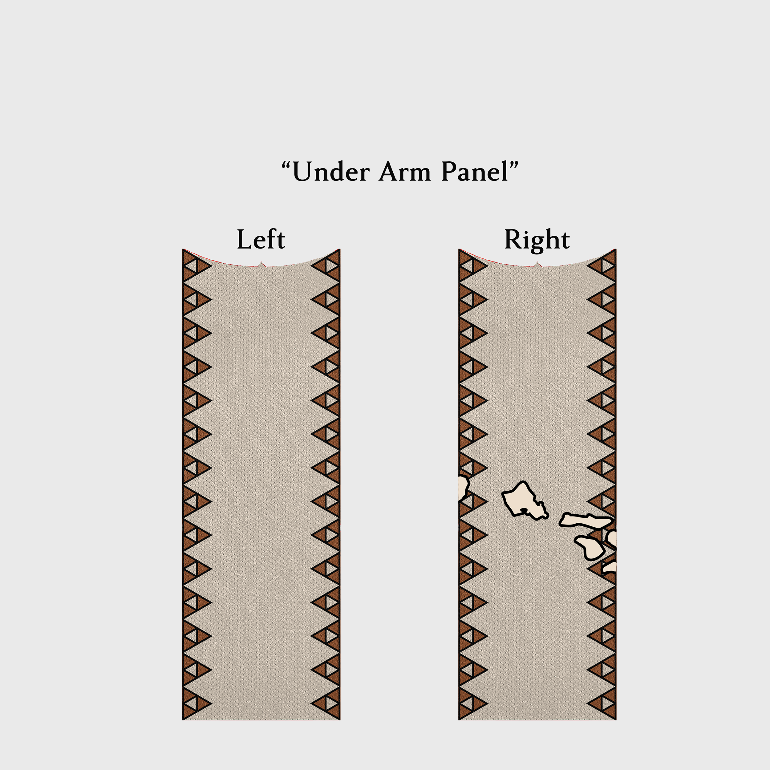 Hawaii Tribal Circle Basketball Jersey - Brown