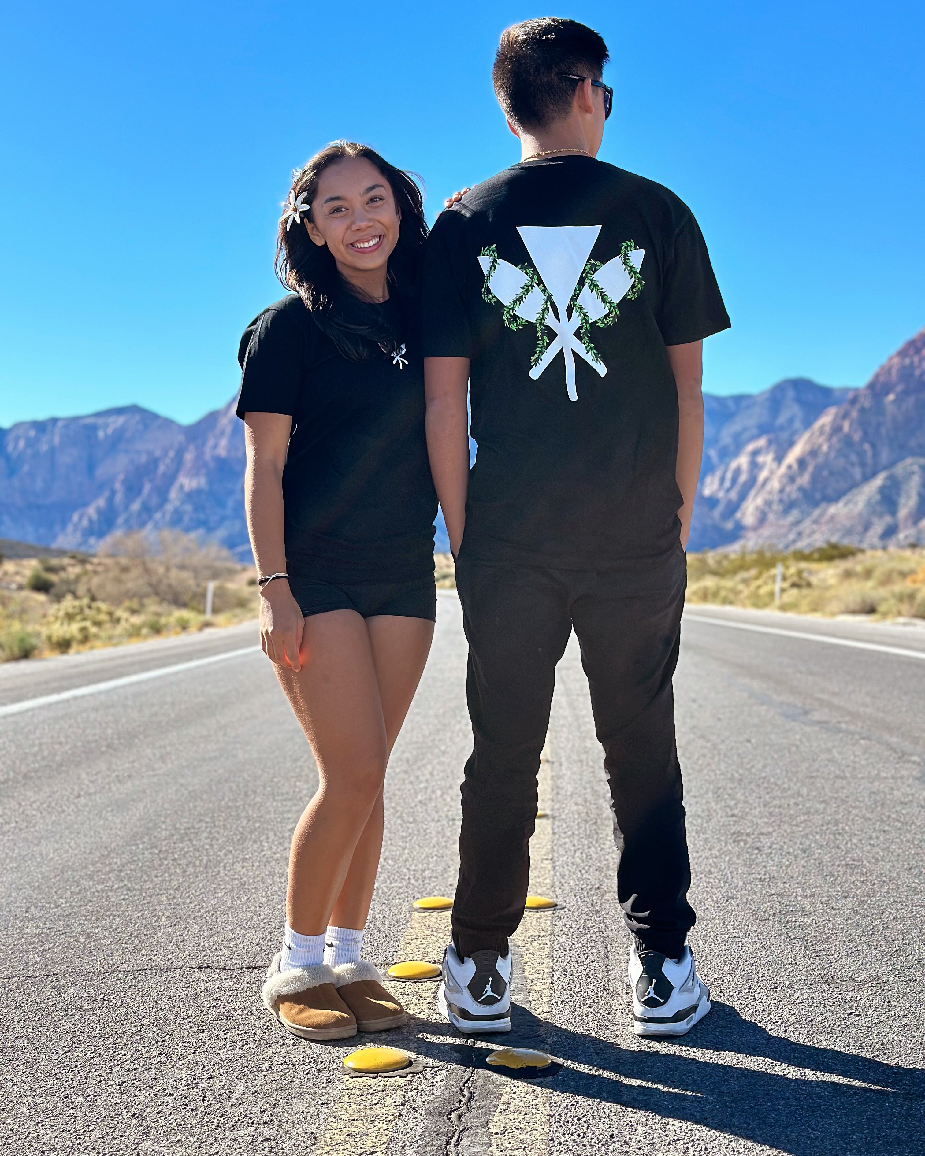 "Kahili Maile Twist" Logo Tee