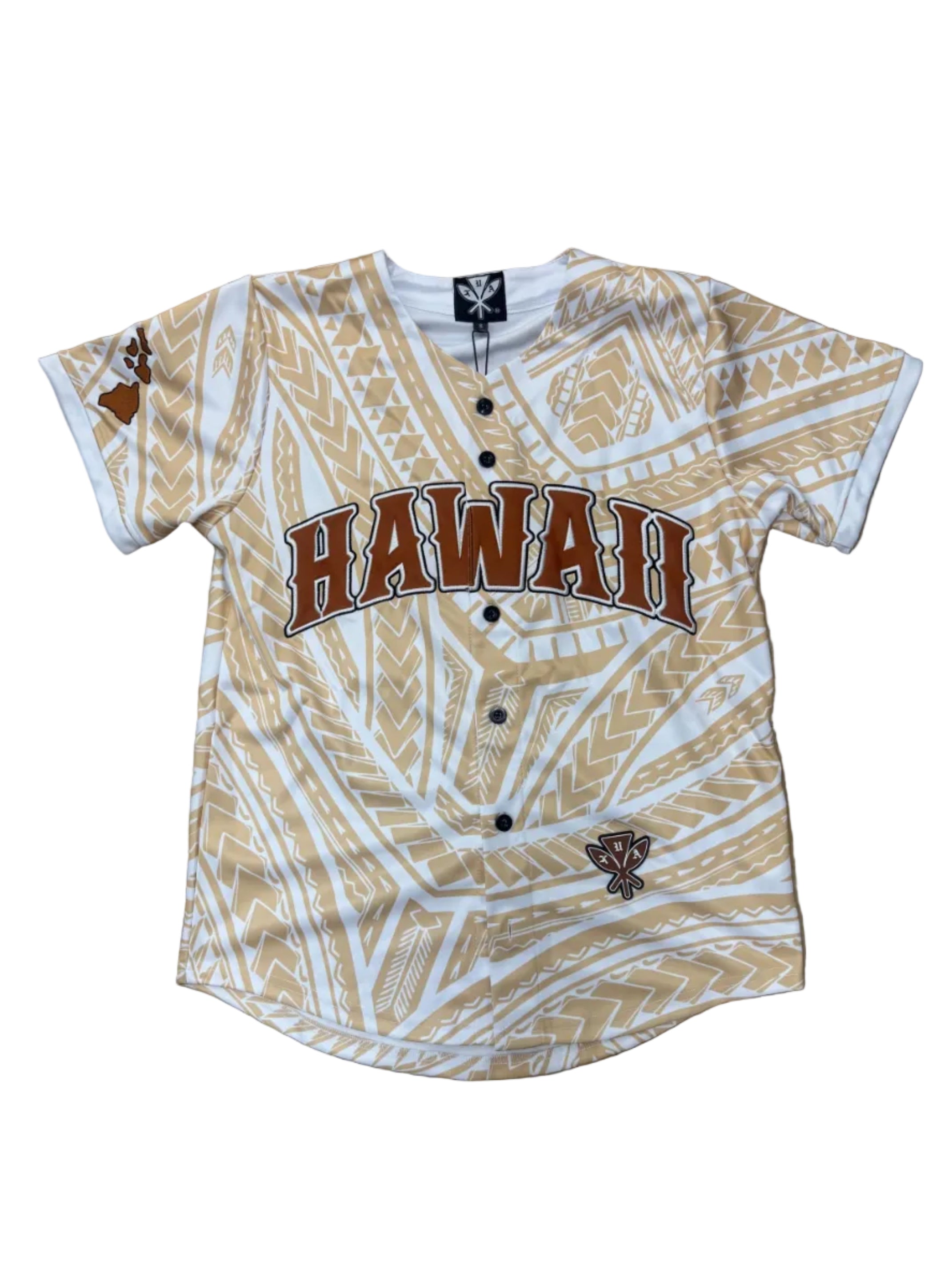 Tribal "Caramel" Baseball Jersey - Hawaii