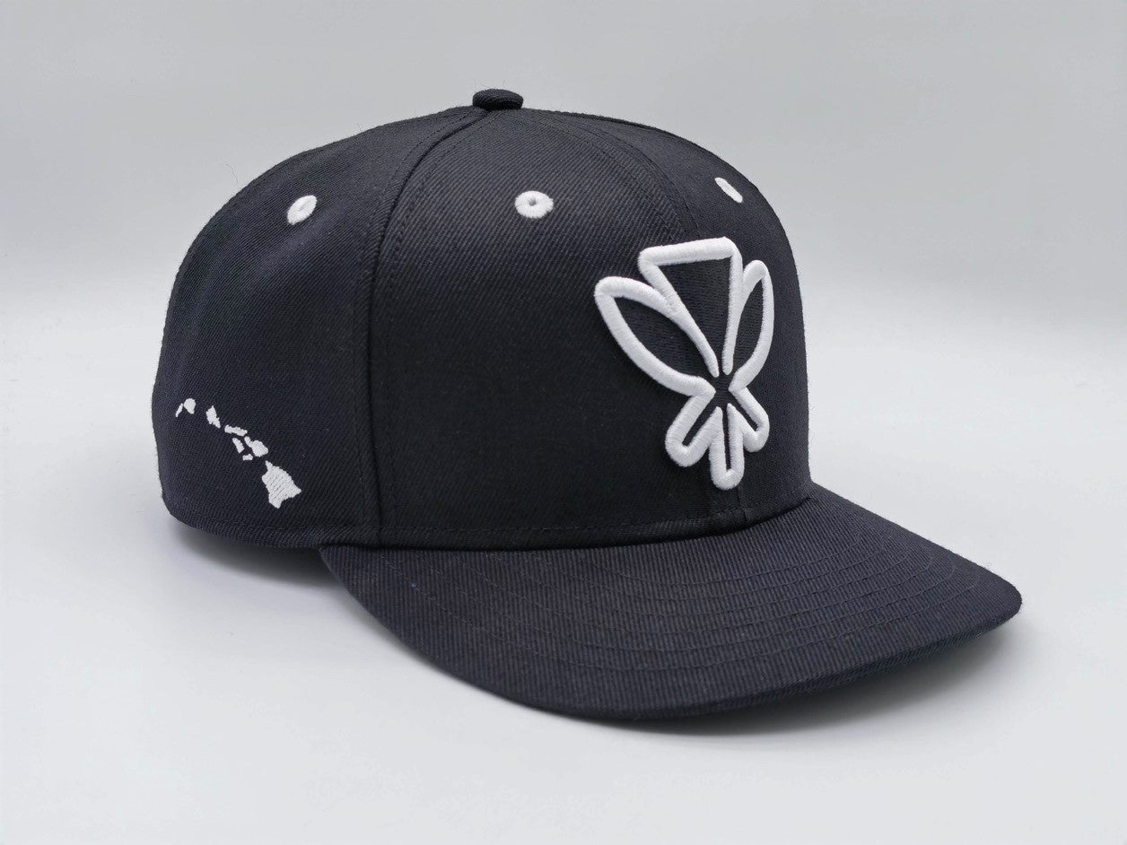 The Logo Fitted Hat - Black/White
