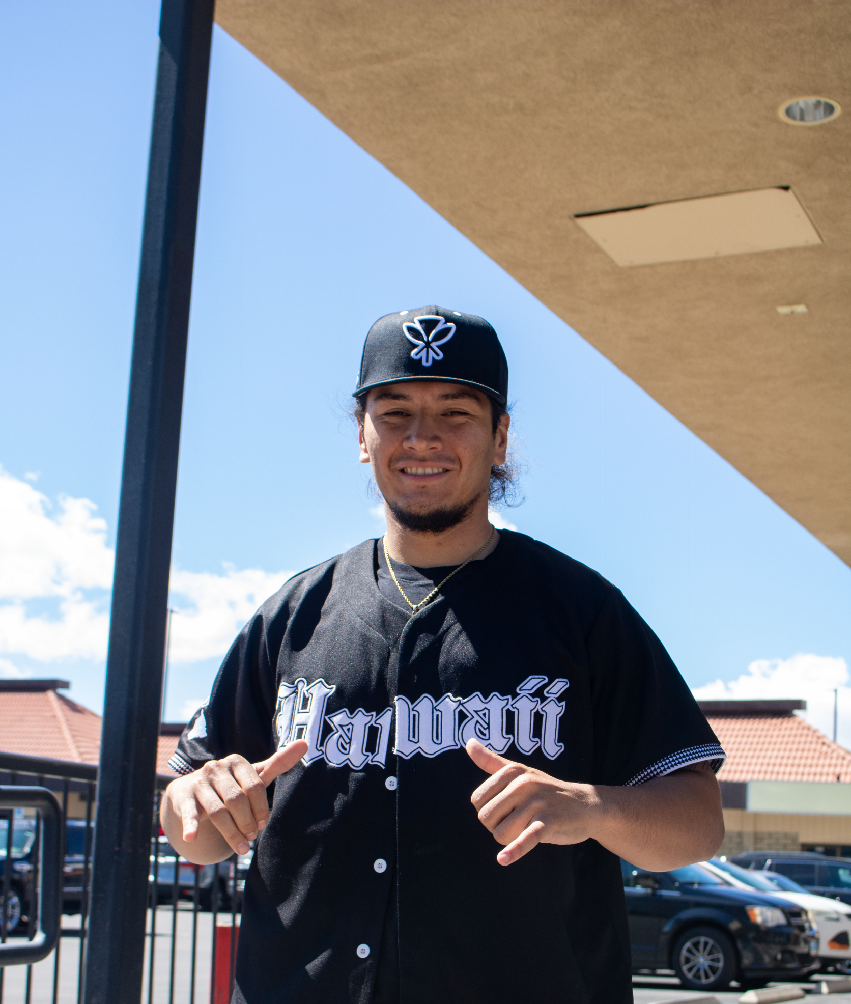 Hawaii Kahili Baseball Jersey - Black