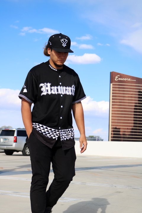 Hawaii Kahili Baseball Jersey - Black