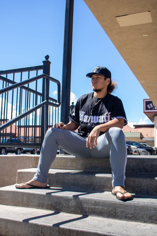 Hawaii Kahili Baseball Jersey - Black